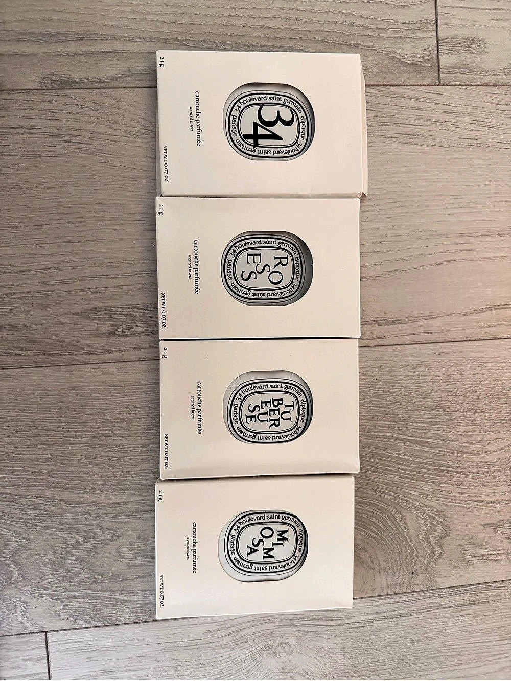 Diptyque Car defuser refill package